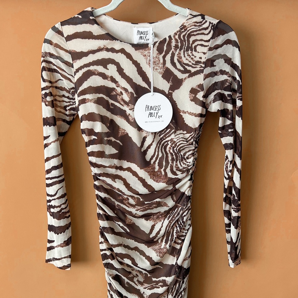 PRINCESS POLLY ZEBRA DRESS